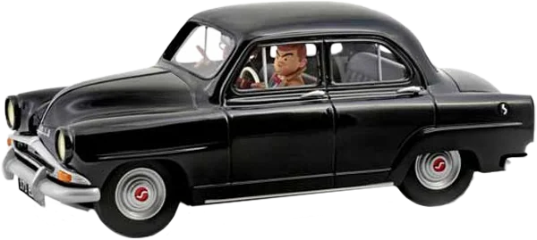 Aroutcheff | Simca aronde noire - Maurice Tillieux - Gil Jourdan - Surboum sur 4 roues | Site officiel | Objets Para-Bd