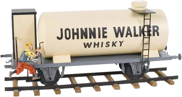 Aroutcheff | Wagon johnnie walker - Hergé - Tintin - L’ile noire | Site officiel | Objets Para-Bd